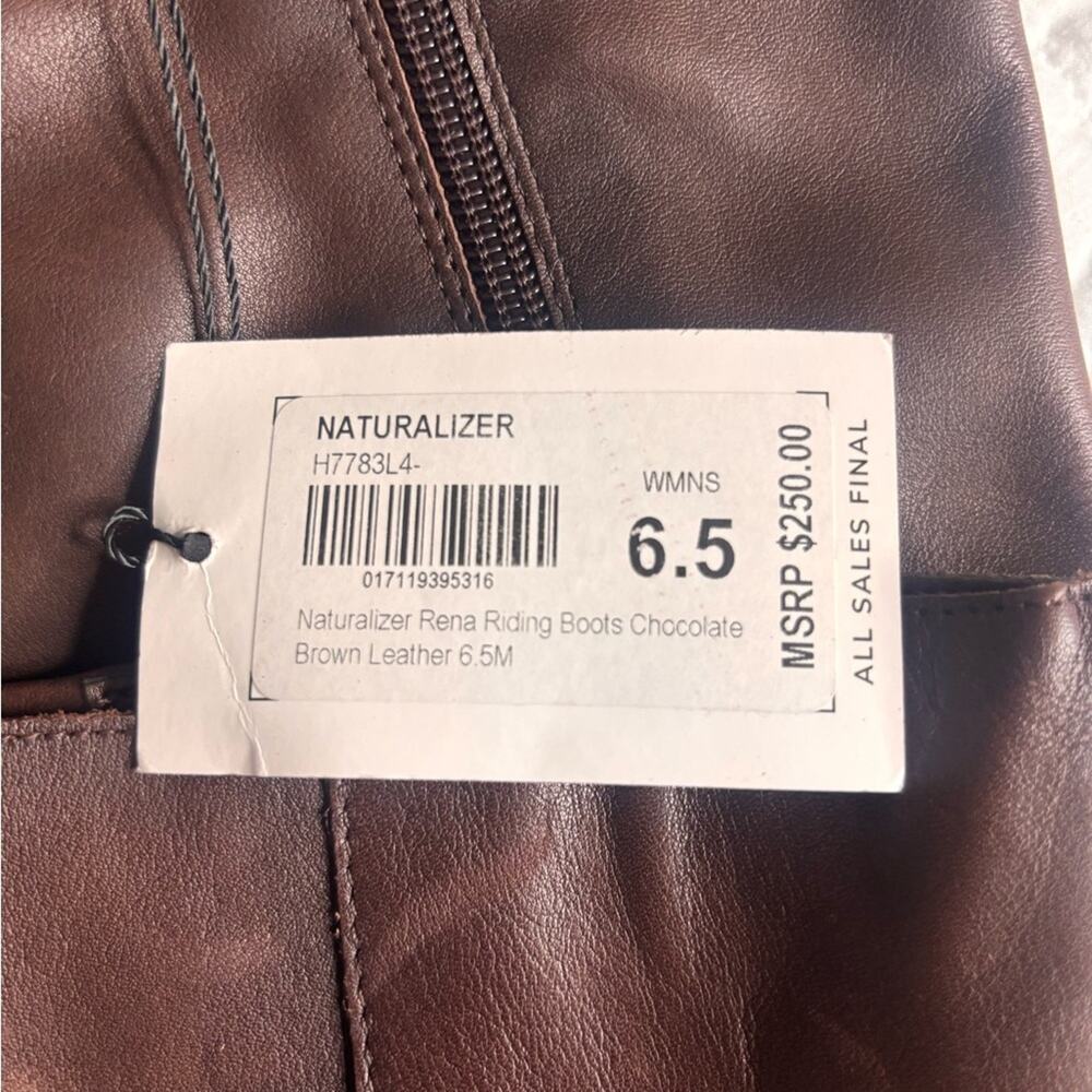Naturalizer Rena Brown Knee-High Riding Boots - Picture 5 of 7